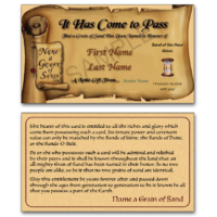 Wallet Size NaGoS Certificate