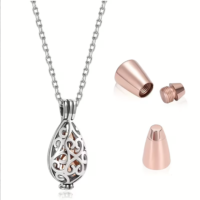 Sand Rose Gold Pendant With Chain